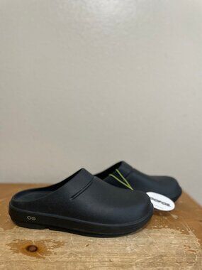 Oofos OOAHH Sandals Unisex Recovery Slide Shoes Black Men’s Sz 11 W 13 NWT